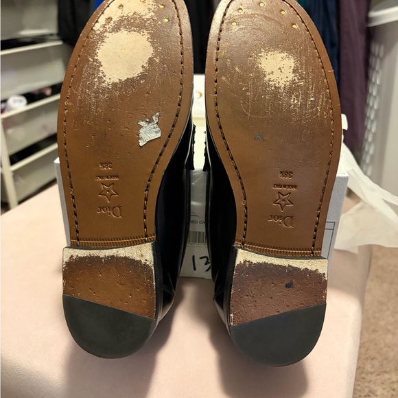 Dior Black Loafers with Gold Tassels - Picture 6 of 6